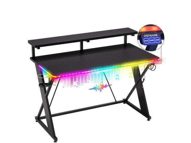 RSPGAME 43-Inch Music Sync LED Gaming Desk: $159.99 RSPGAME 43-Inch Music Sync LED Gaming Desk: $159.99