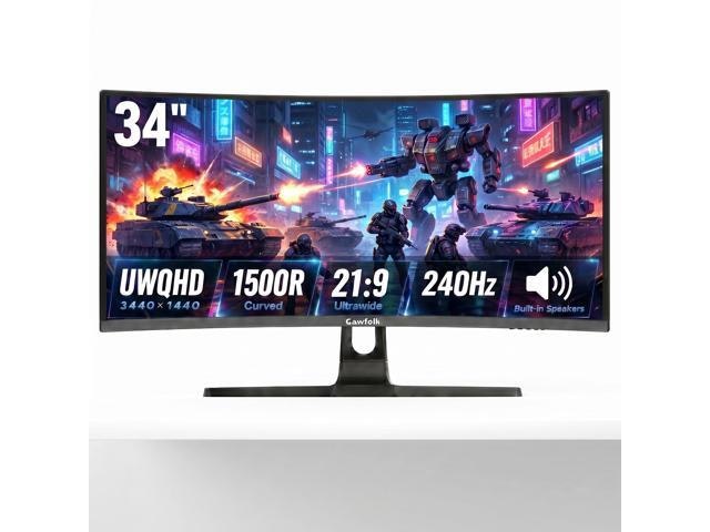 34" Ultrawide 1440p HDR IPS LED FreeSync Curved Monitor: $266.99 34" Ultrawide 1440p HDR IPS LED FreeSync Curved Monitor: $266.99