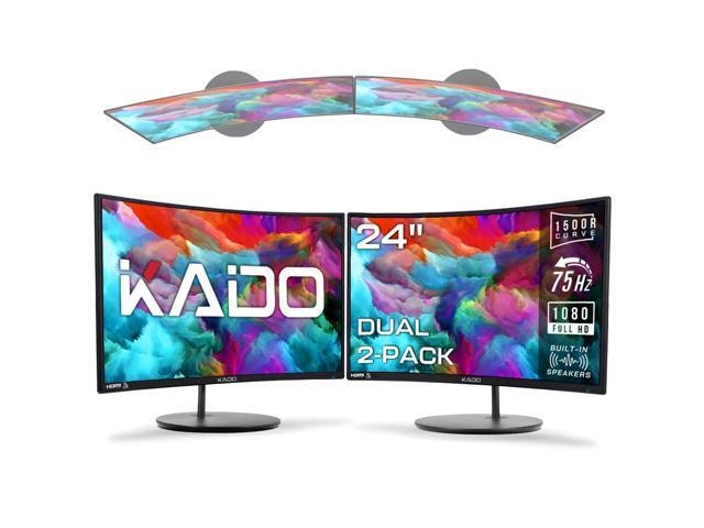 24-Inch 1080p 75Hz Curved Computer Monitor 2-Pack: $256.49 24-Inch 1080p 75Hz Curved Computer Monitor 2-Pack: $256.49