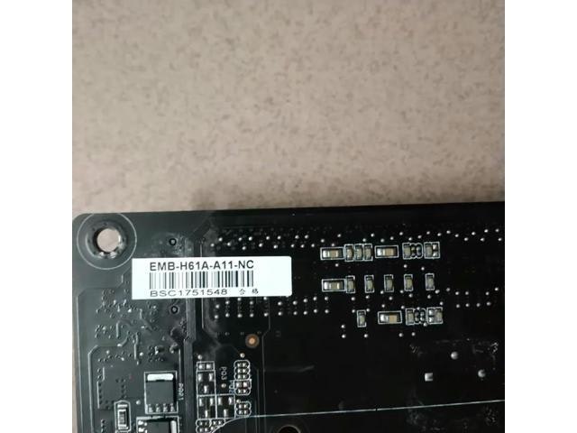 EMB-H61A-A11-NC Industrial H61 Mini-ITX Motherboard: $242.64 EMB-H61A-A11-NC Industrial H61 Mini-ITX Motherboard: $242.64