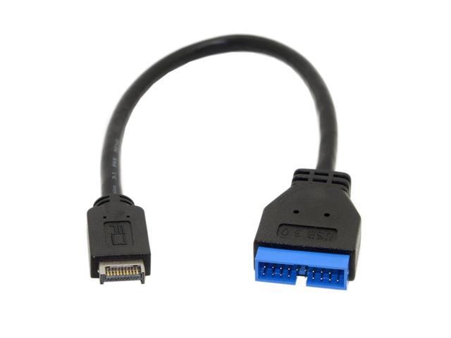 USB 3.1 to USB 3.0 20-Pin Front Panel Header Extension Cable: $14.99