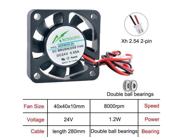 ACP4010 40mm 24V Axial Cooling Fan: $18.40 ACP4010 40mm 24V Axial Cooling Fan: $18.40