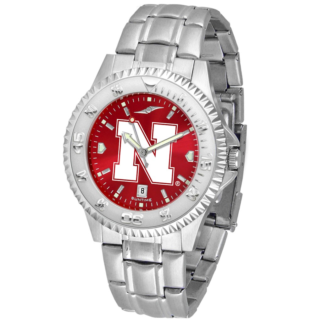 Scarlet Nebraska Huskers AnoChrome Watch: $99.99