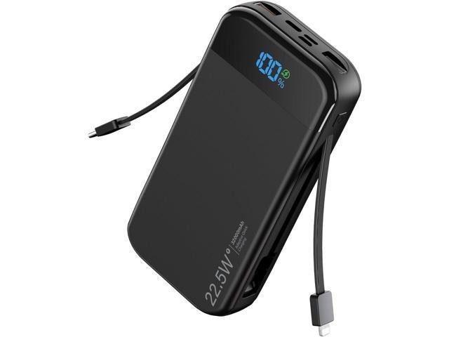 32,000mAh 22.5W Portable Power Bank with Built-in Cables: $69.89 32,000mAh 22.5W Portable Power Bank with Built-in Cables: $69.89
