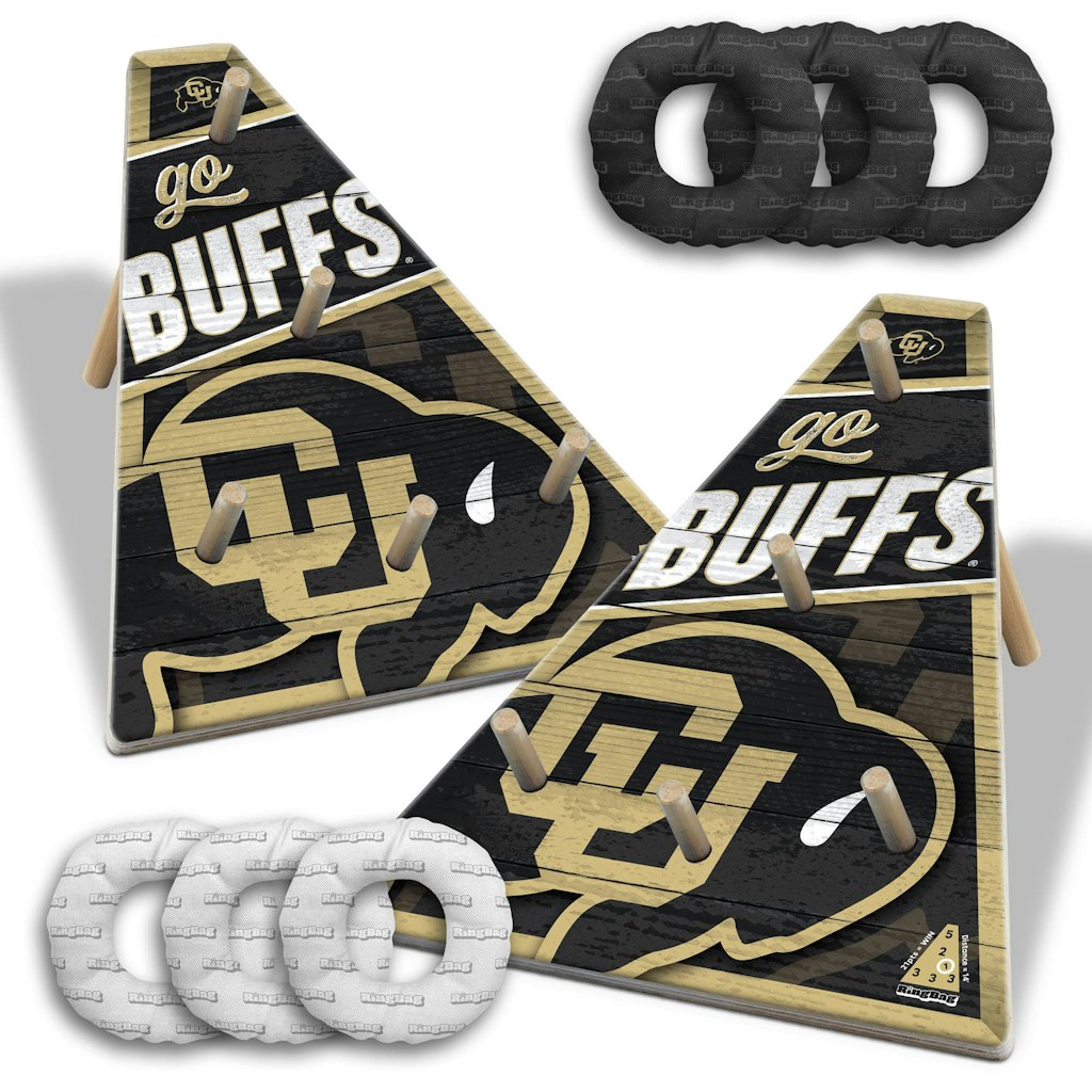IDNA Colorado Buffaloes 20" x 23" Ring Toss Game: $99.99 IDNA Colorado Buffaloes 20" x 23" Ring Toss Game: $99.99