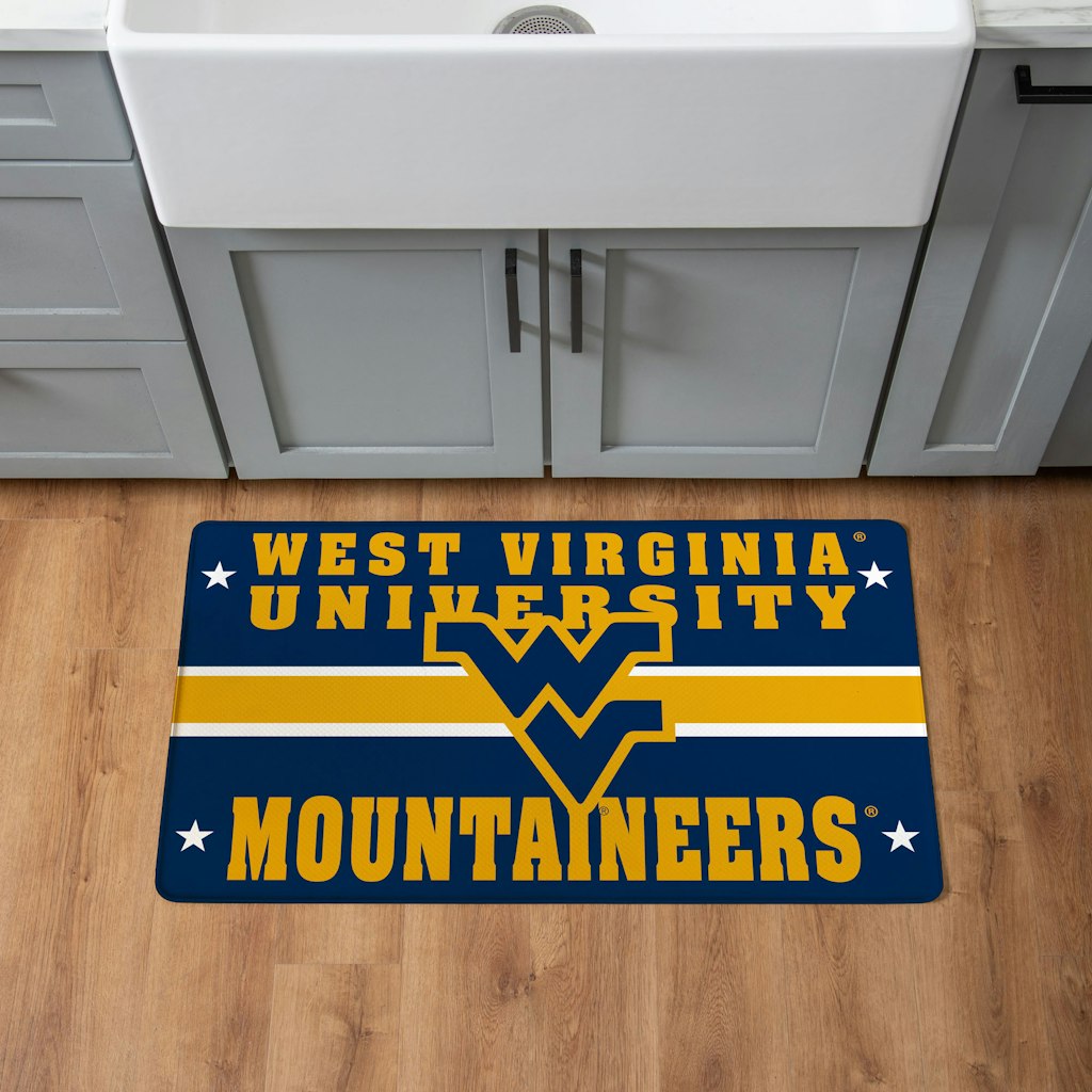 West Virginia Mountaineers 18" x 30" Anti-Fatigue Mat: $44.99 West Virginia Mountaineers 18" x 30" Anti-Fatigue Mat: $44.99