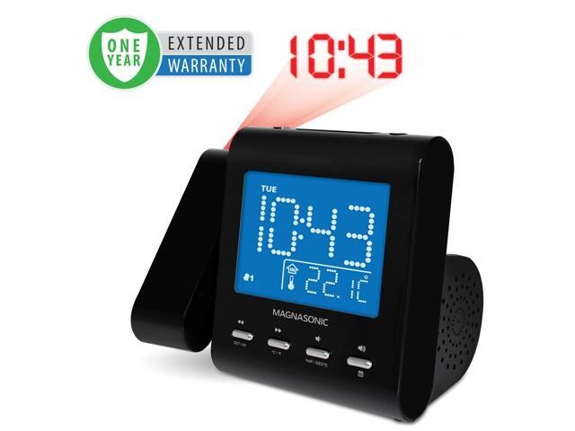 Magnasonic Projection Alarm Clock: $34.99
