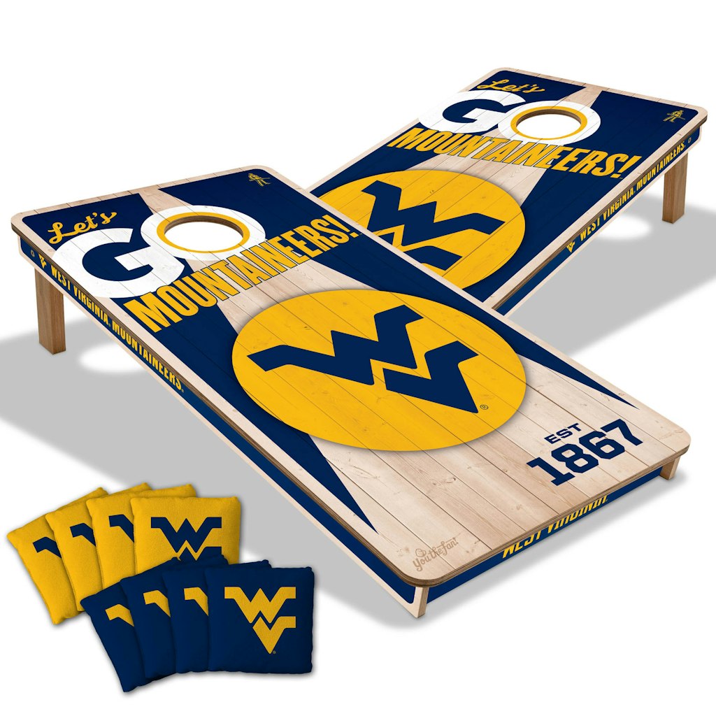 IDNA West Virginia Mountaineers 2' x 4' Cornhole Set: $299.99 IDNA West Virginia Mountaineers 2' x 4' Cornhole Set: $299.99