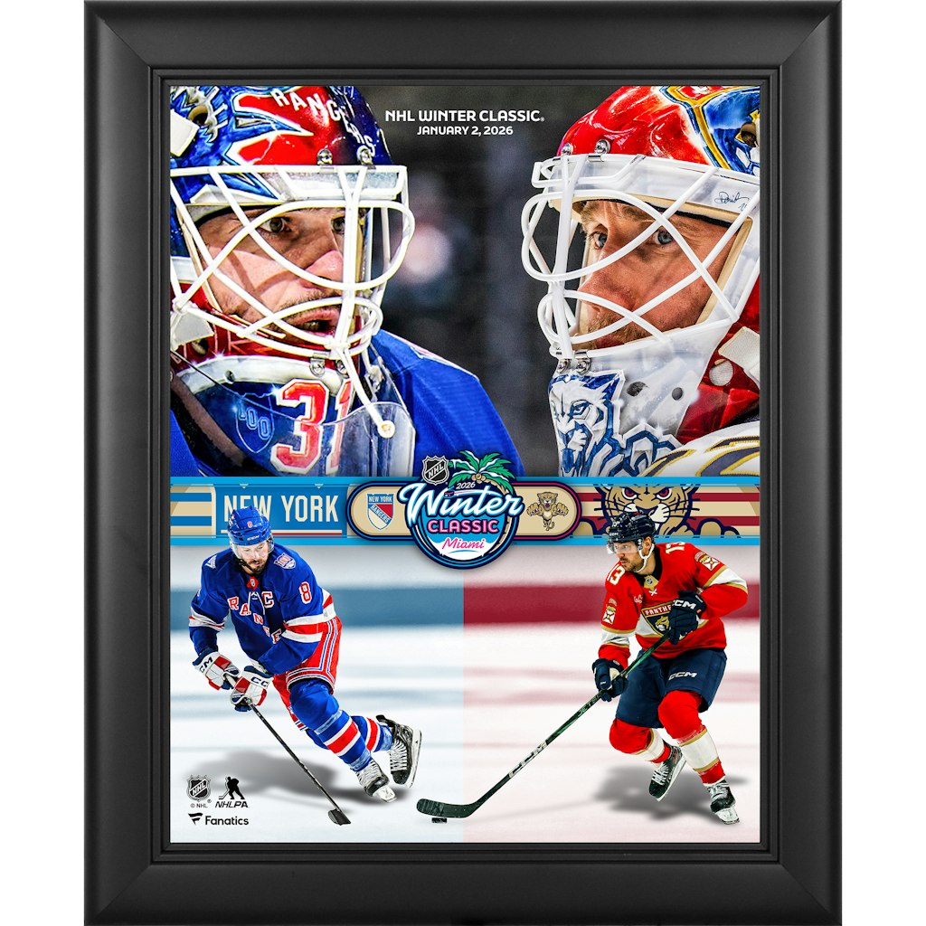 Florida Panthers vs. New York Rangers 13" x 16" 2026 NHL Winter Classic Framed Collage: $49.99