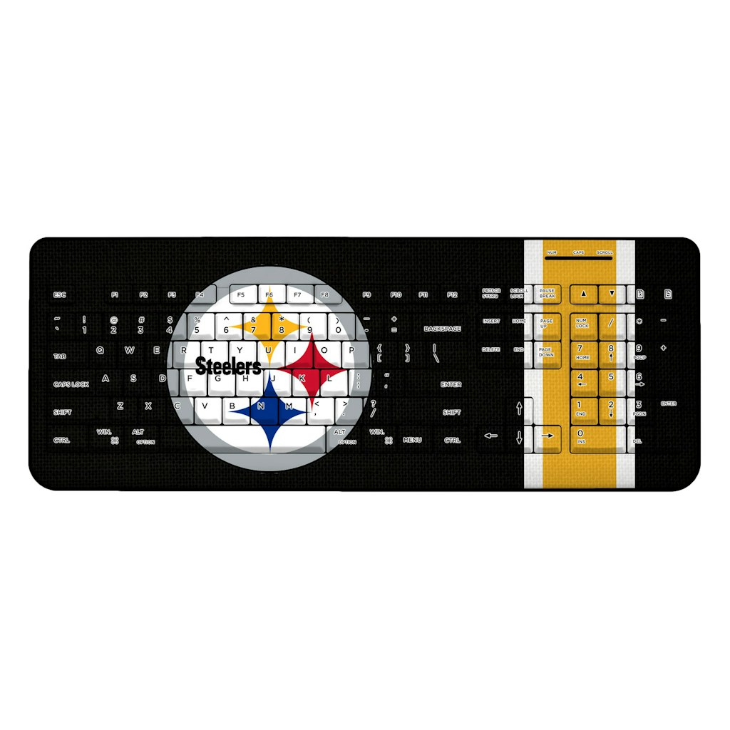 Pittsburgh Steelers Stripe Wireless Keyboard: $89.99
