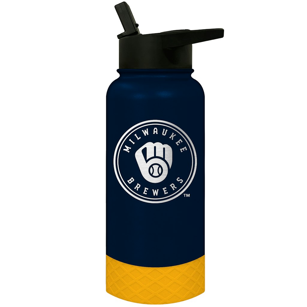 Milwaukee Brewers 32-ounce Logo Water Bottle: $39.99 Milwaukee Brewers 32-ounce Logo Water Bottle: $39.99