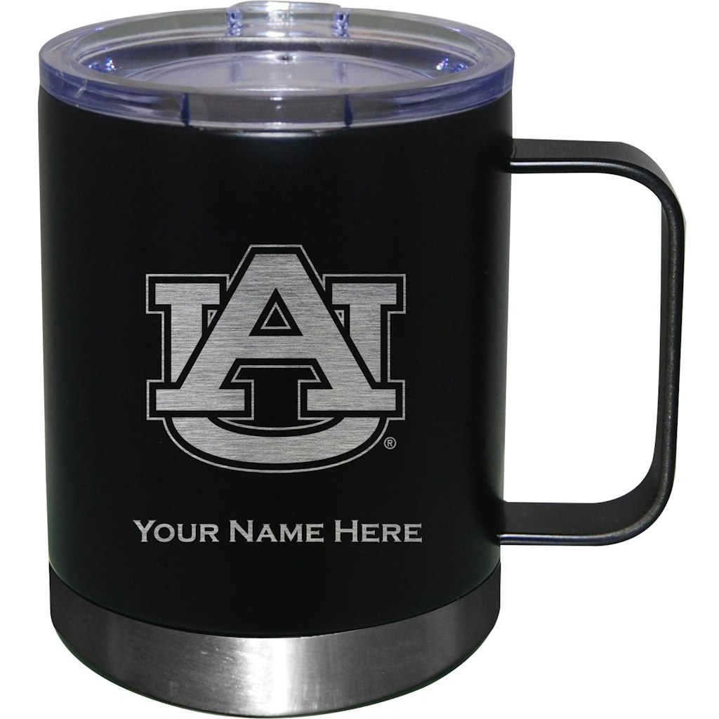 Auburn Tigers 12oz. Personalized Stainless Steel Lowball with Handle: $42.99