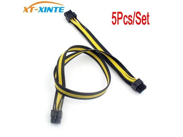 PCI-E 8-Pin to Dual 8-Pin GPU Power Extension Cable 5-Pack: $119.95