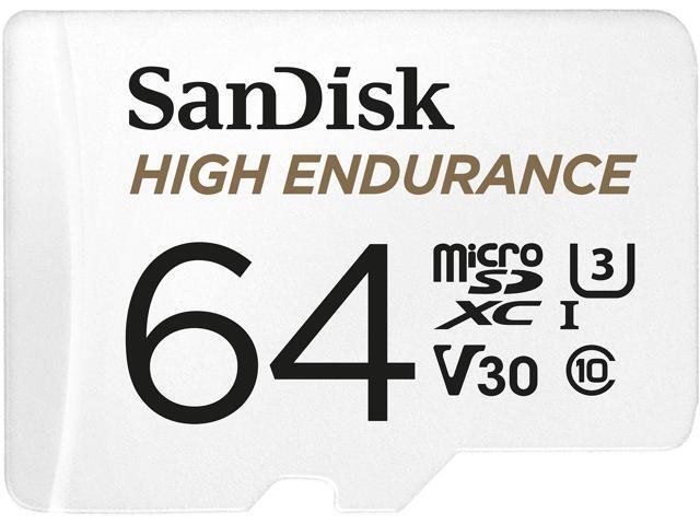 SanDisk 64GB High Endurance Video microSDXC Card: $33.05 SanDisk 64GB High Endurance Video microSDXC Card: $33.05