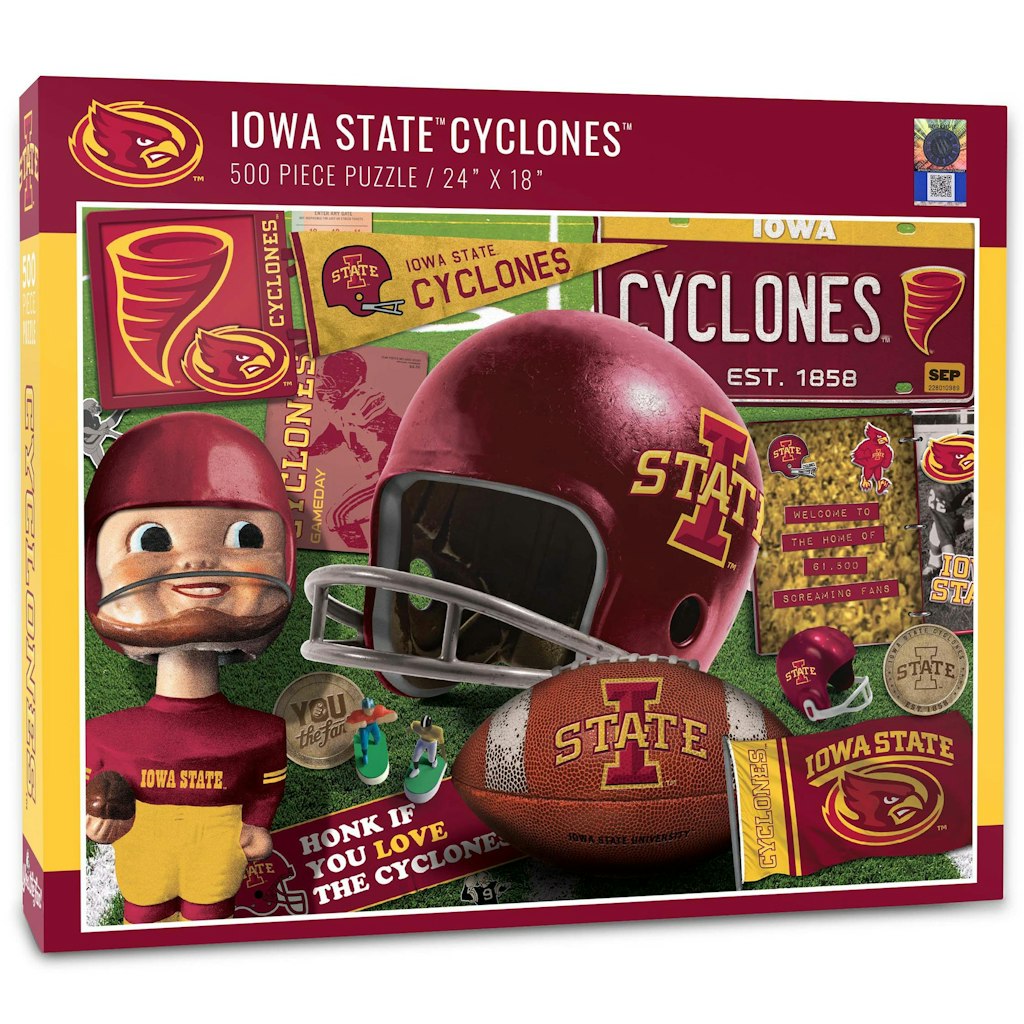 Iowa State Cyclones 500-Piece Retro Series Puzzle: $34.99 Iowa State Cyclones 500-Piece Retro Series Puzzle: $34.99