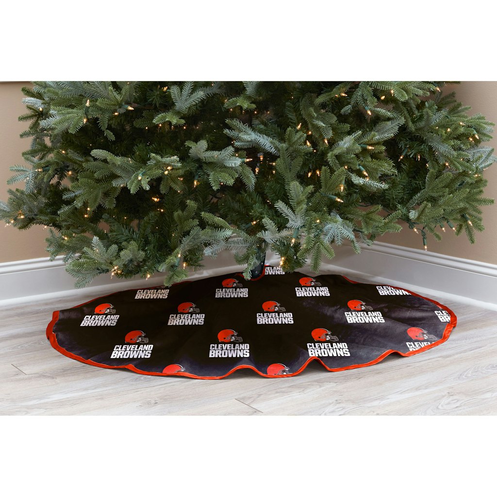 Cleveland Browns Micro Plush Christmas Tree Skirt: $34.99 Cleveland Browns Micro Plush Christmas Tree Skirt: $34.99