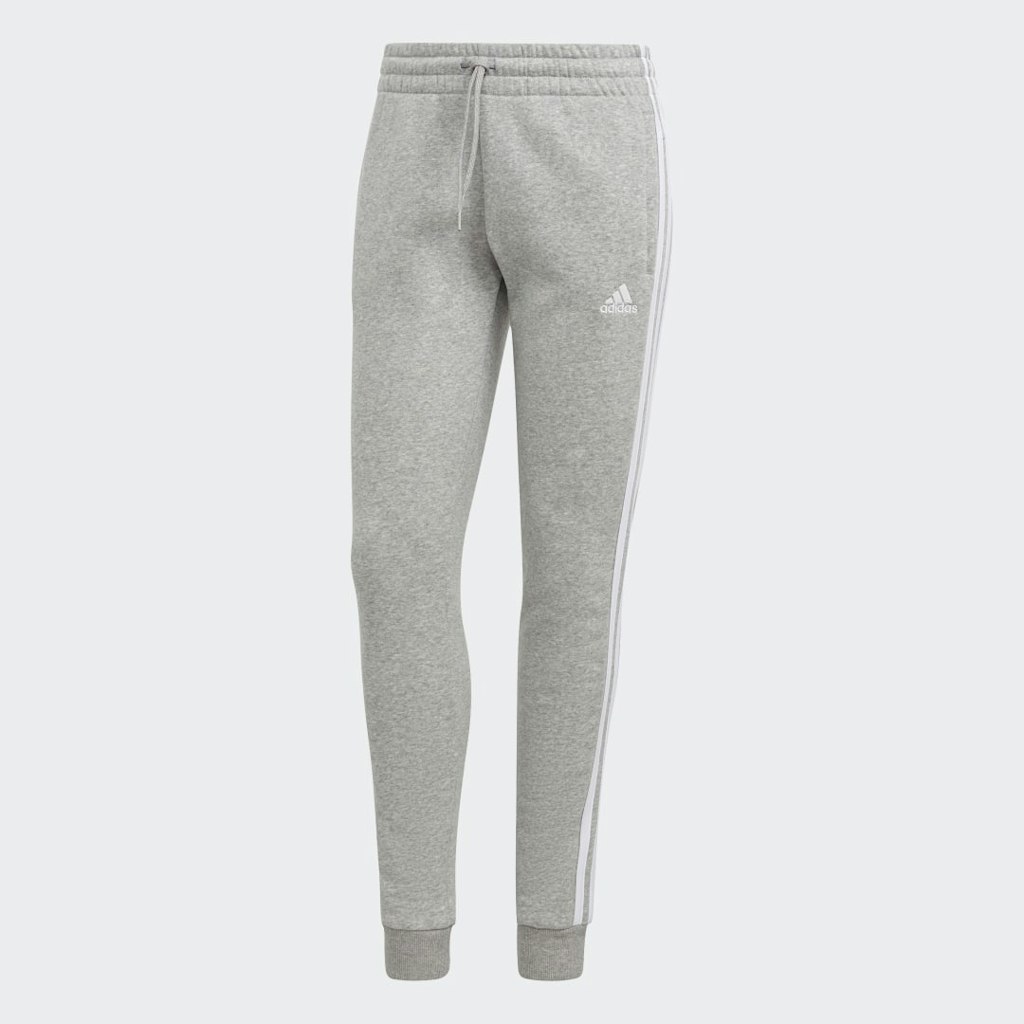 Essentials 3-Stripes Fleece Pants: $30 Essentials 3-Stripes Fleece Pants: $30
