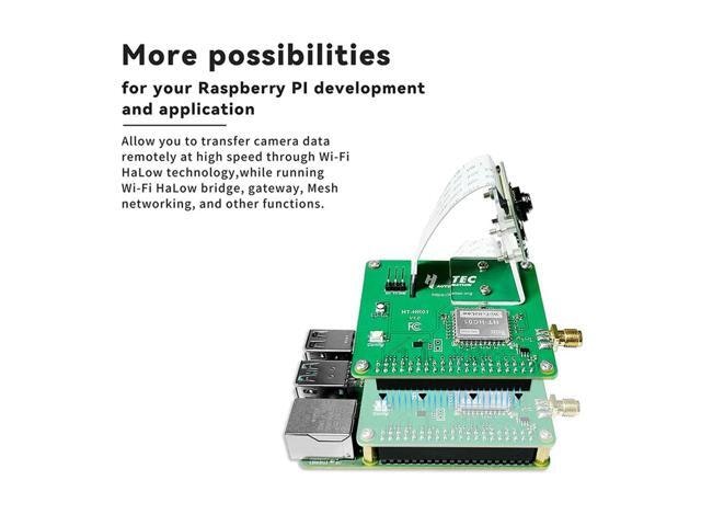 HR01 Halow 5MP Camera Raspberry Pi HAT: $55.02