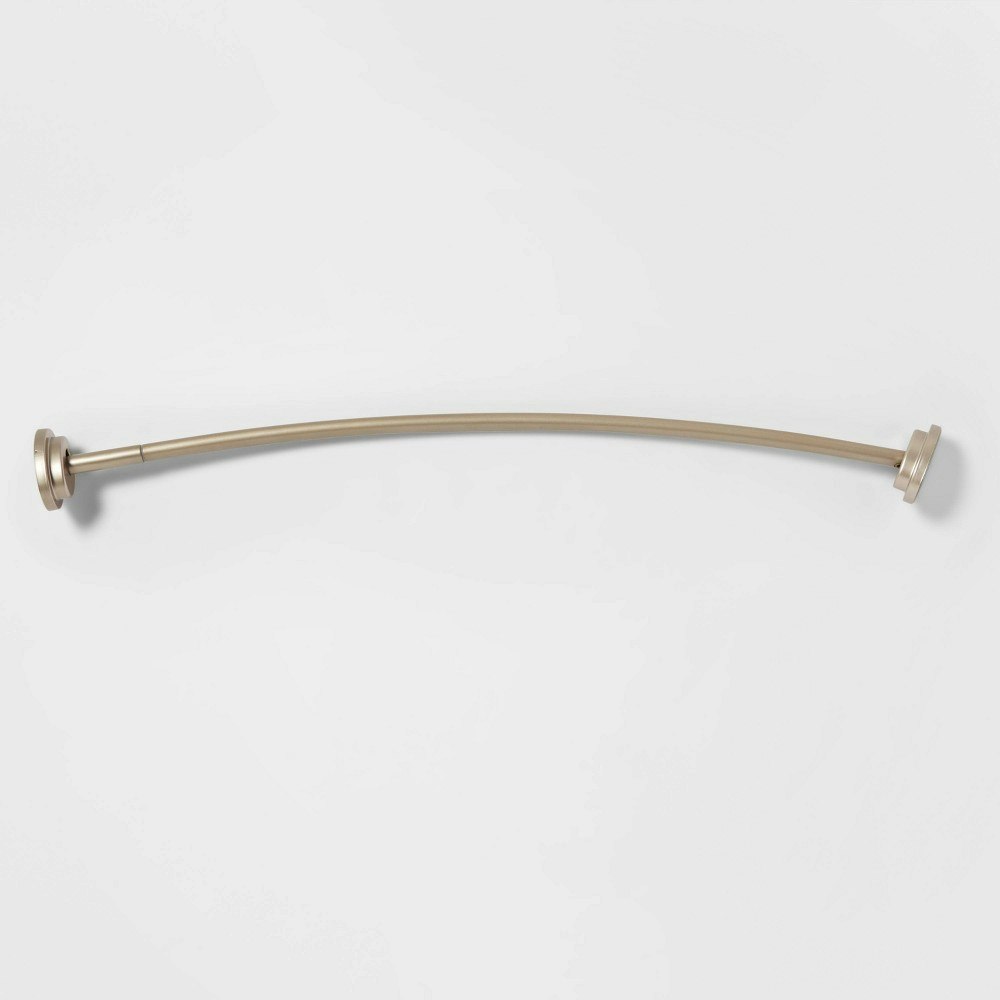Threshold 72-Inch Dual Mount Curved Steel Shower Curtain Rod: $40 Threshold 72-Inch Dual Mount Curved Steel Shower Curtain Rod: $40