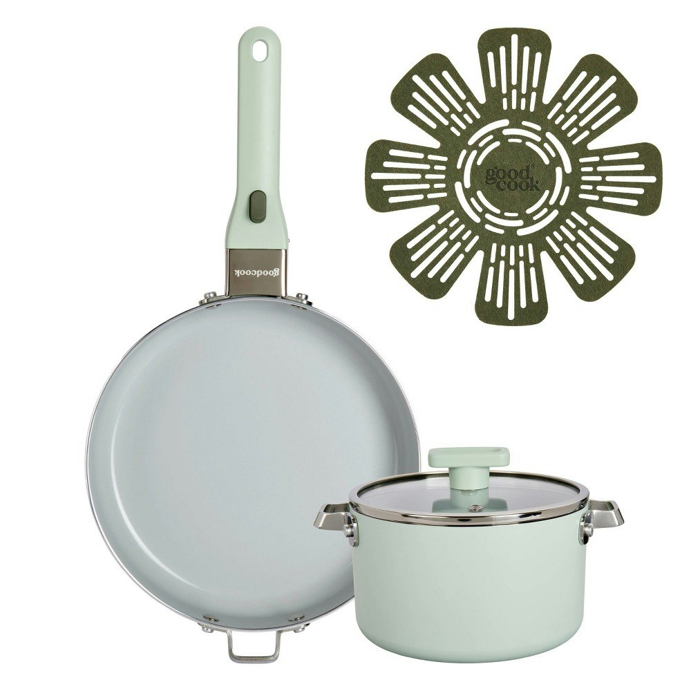 GoodCook 5-Piece Ceramic Nonstick Cookware Set: $94.99 GoodCook 5-Piece Ceramic Nonstick Cookware Set: $94.99