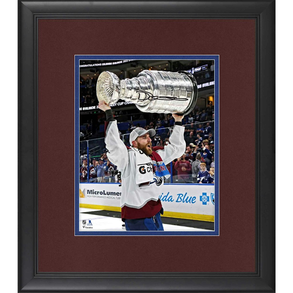 Devon Toews Autographed 8" x 10" Framed Stanley Cup Champions Photograph: $99.99 Devon Toews Autographed 8" x 10" Framed Stanley Cup Champions Photograph: $99.99