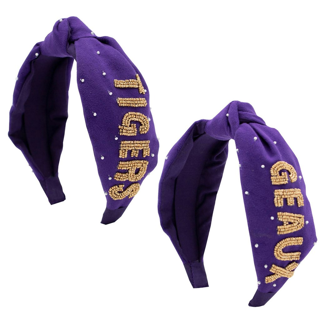 LSU Tigers Beaded Headband: $54.99