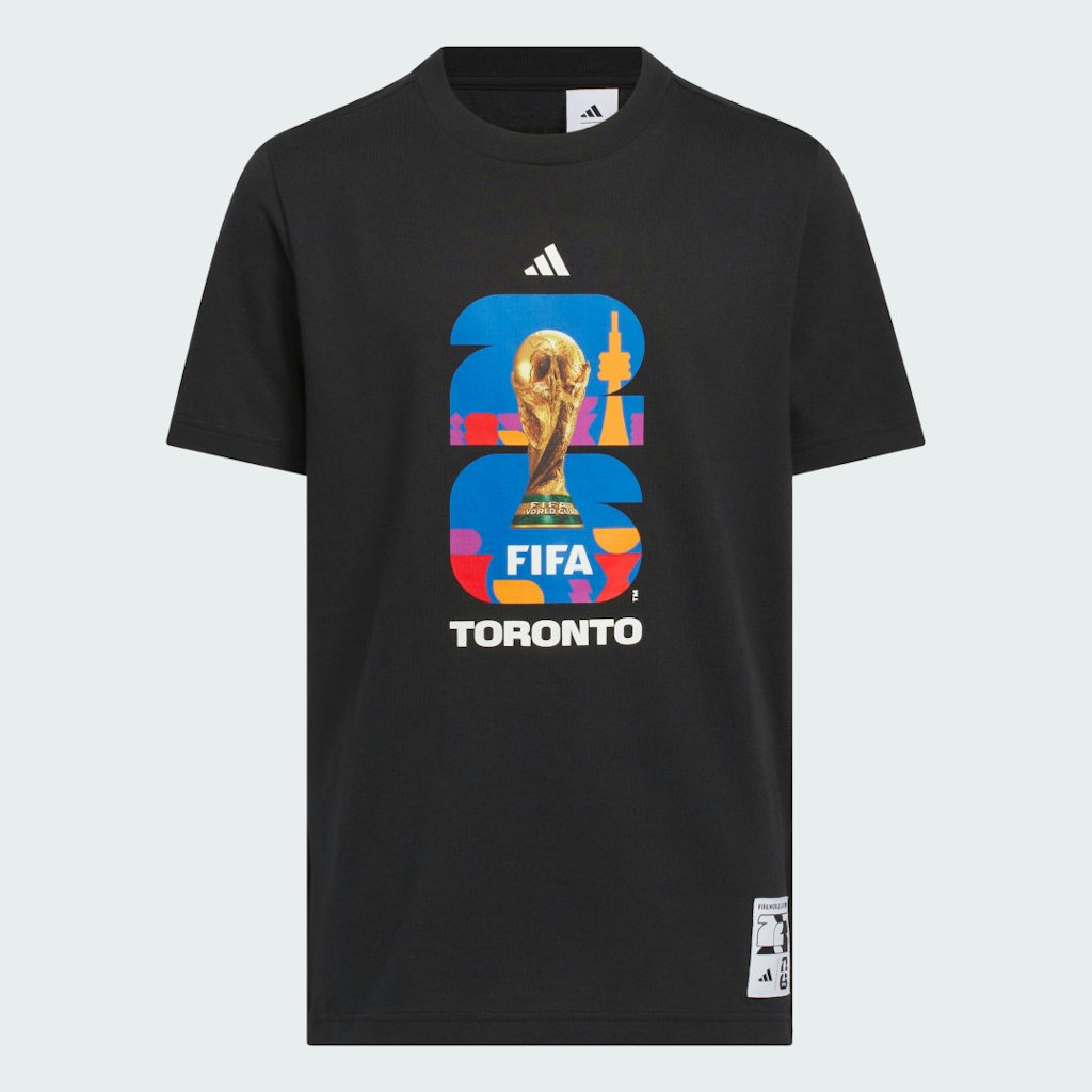 FIFA World Cup 26 Toronto Host City Junior Graphic T-Shirt: $45 FIFA World Cup 26 Toronto Host City Junior Graphic T-Shirt: $45