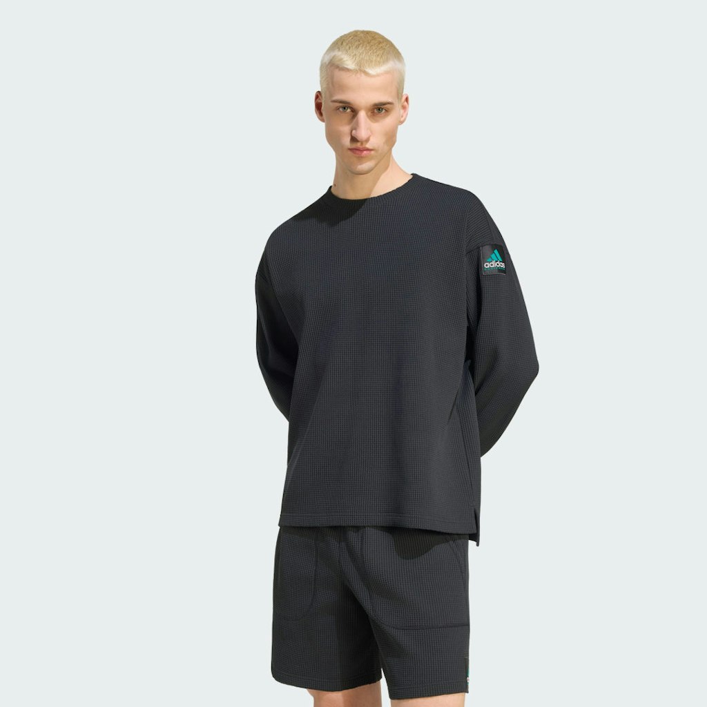 Adidas Equipment Waffle Long Sleeve Tee: $100 Adidas Equipment Waffle Long Sleeve Tee: $100