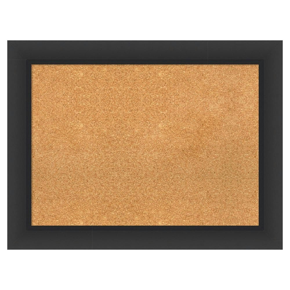 33" x 25" Sloped Poly-Framed Natural Cork Memo Board: $120.88