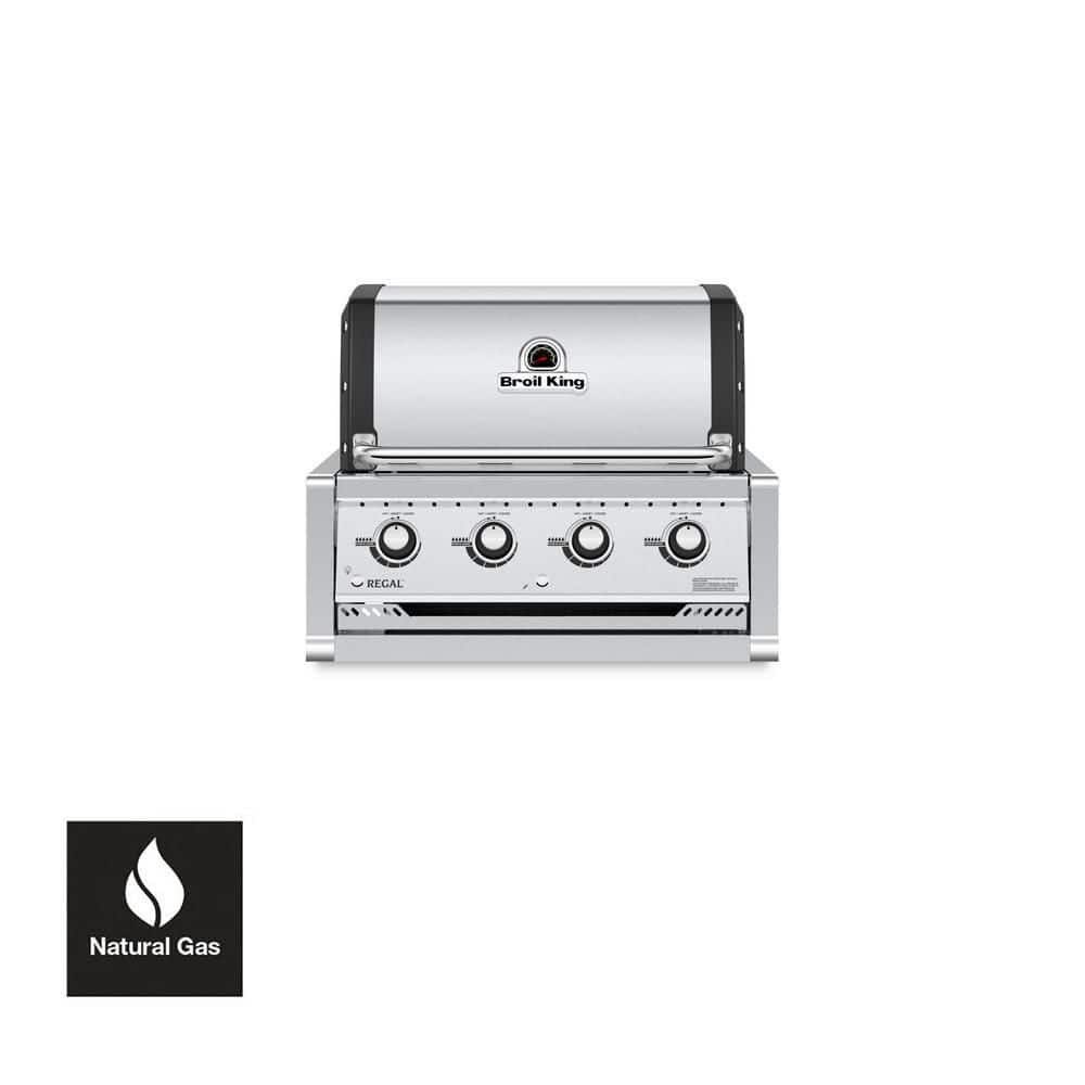 Broil King Regal S 420 4-Burner Built-In Natural Gas Grill Head: $1,099 Broil King Regal S 420 4-Burner Built-In Natural Gas Grill Head: $1,099