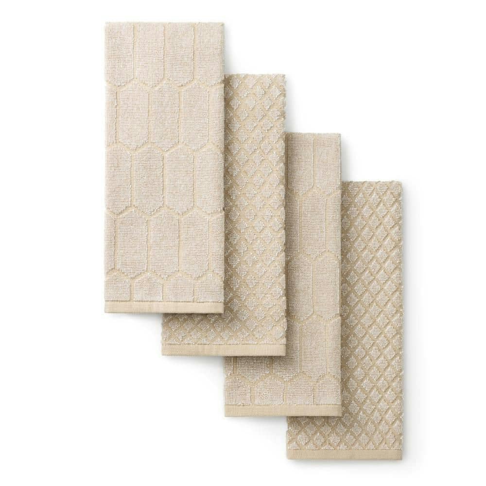 Honeycomb Chambray Kitchen Cotton Towel 4-Piece Set: $26 Honeycomb Chambray Kitchen Cotton Towel 4-Piece Set: $26