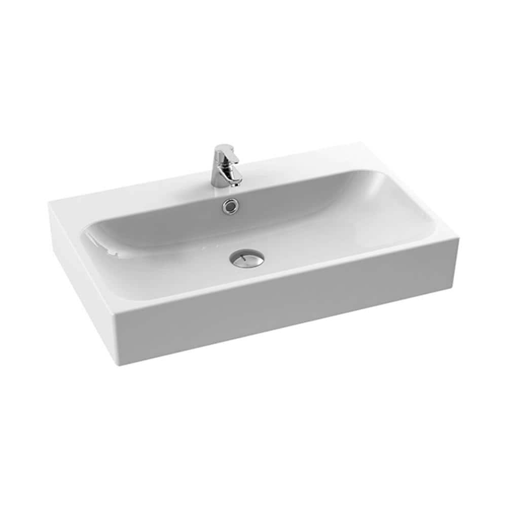 Pinto Wall-Mounted Bathroom Sink: $369