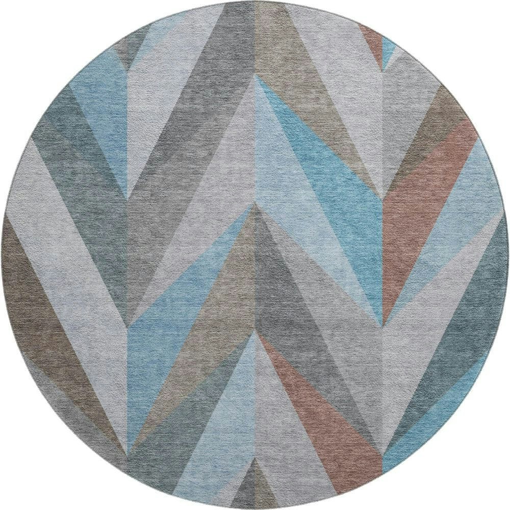 Mayfield Abstract 8-Foot Round Machine Washable Rug: $424.15 Mayfield Abstract 8-Foot Round Machine Washable Rug: $424.15