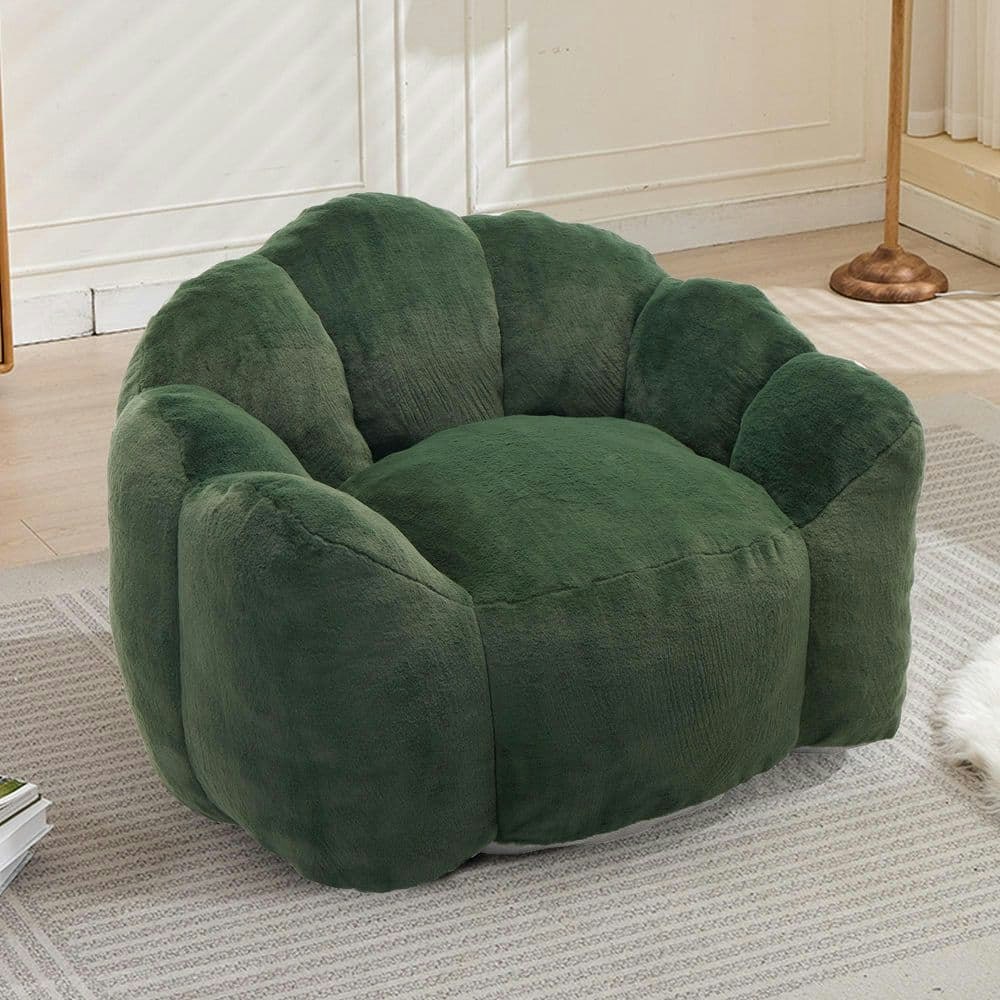 Faux Fur Lotus Bean Bag Sofa: $215 Faux Fur Lotus Bean Bag Sofa: $215