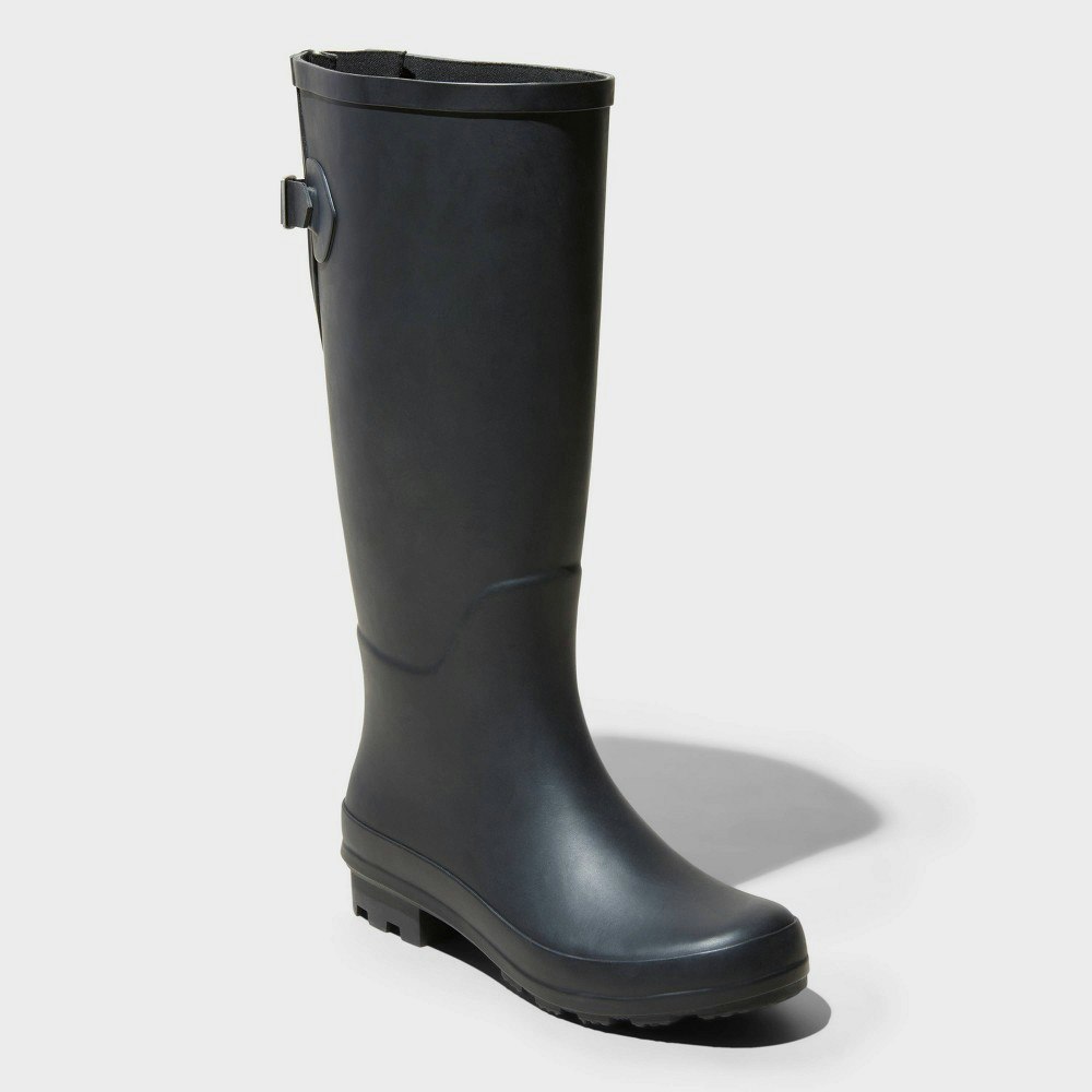 A New Day Women's Wide Width River Tall Rain Boots: $45 A New Day Women's Wide Width River Tall Rain Boots: $45