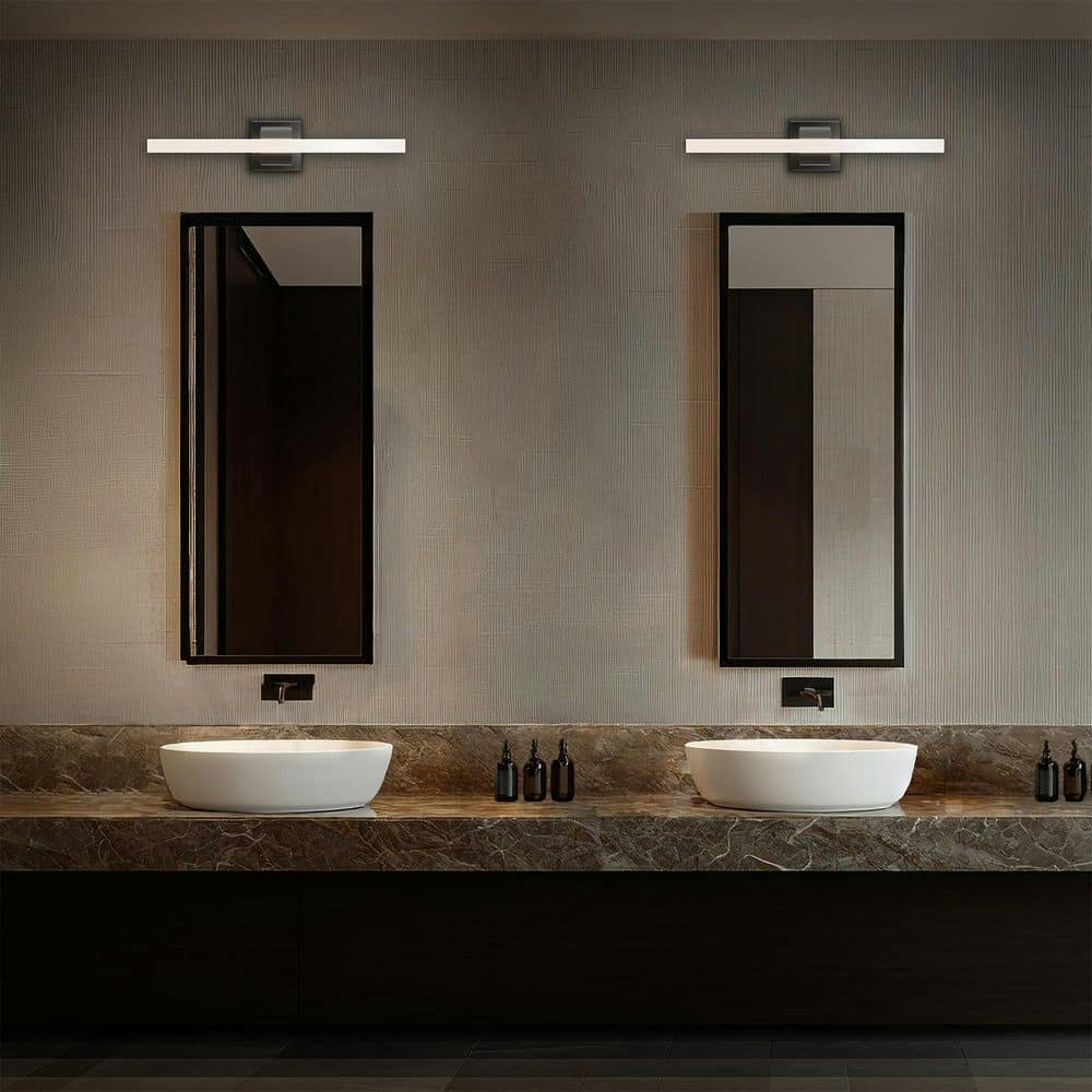 Flatte 34-Inch Integrated LED Vanity Light Bar: $449 Flatte 34-Inch Integrated LED Vanity Light Bar: $449