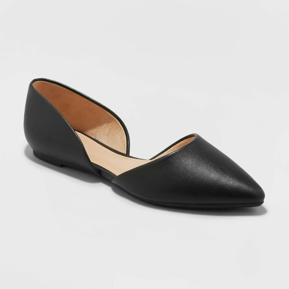 A New Day Women's Julie Pointed Toe Ballet Flats 9: $22 A New Day Women's Julie Pointed Toe Ballet Flats 9: $22
