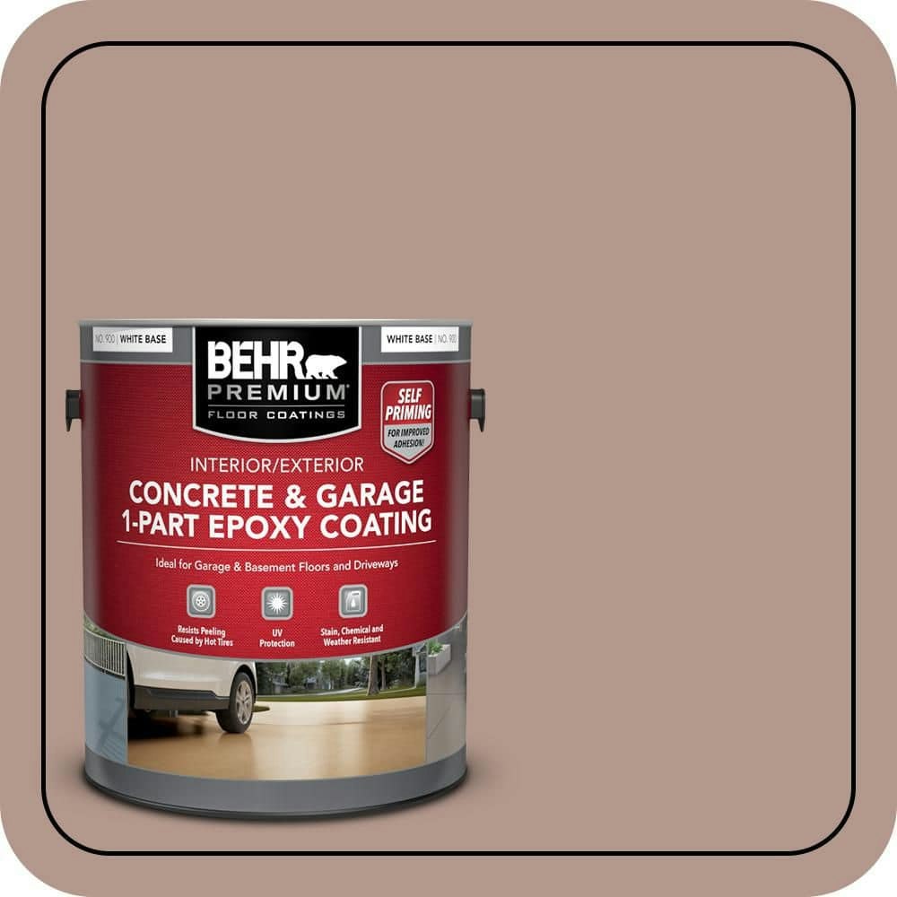 Behr Sonora Rose 1-Gallon 1-Part Epoxy Concrete and Garage Floor Paint: $47.98 Behr Sonora Rose 1-Gallon 1-Part Epoxy Concrete and Garage Floor Paint: $47.98
