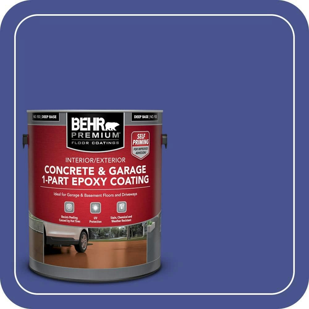 Behr 1-Gallon Canyon Iris Interior/Exterior Concrete and Garage Floor Paint: $47.98 Behr 1-Gallon Canyon Iris Interior/Exterior Concrete and Garage Floor Paint: $47.98