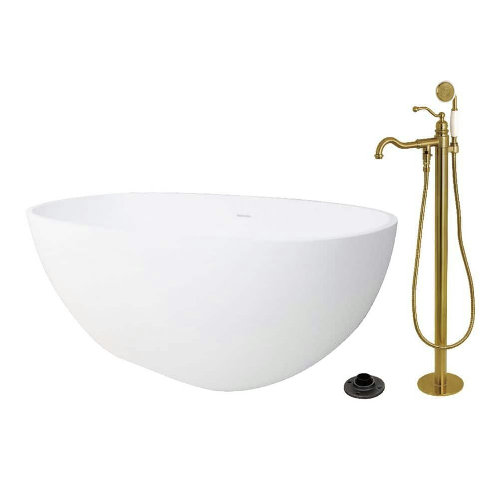Arcticstone 65-inch x 32-inch Freestanding Soaking Bathtub: $6,587.23 Arcticstone 65-inch x 32-inch Freestanding Soaking Bathtub: $6,587.23