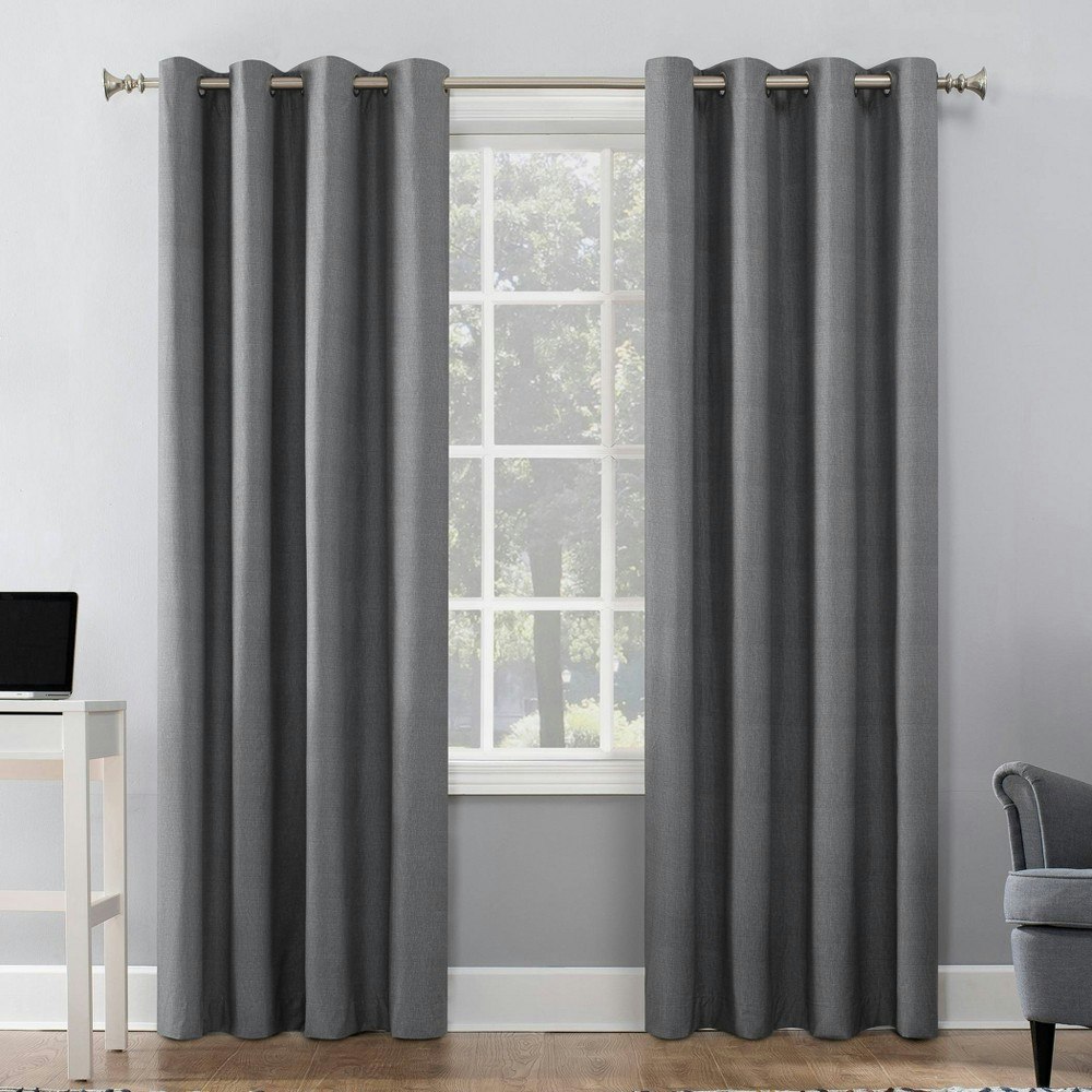 Sun Zero 50"x84" Duran Blackout Thermal Grommet Curtain Panel: $15.99 Sun Zero 50"x84" Duran Blackout Thermal Grommet Curtain Panel: $15.99