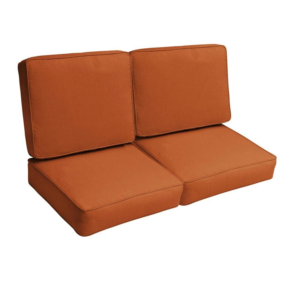 Sunbrella 4-Piece Canvas Outdoor Corded Seat Cushions: $518.99