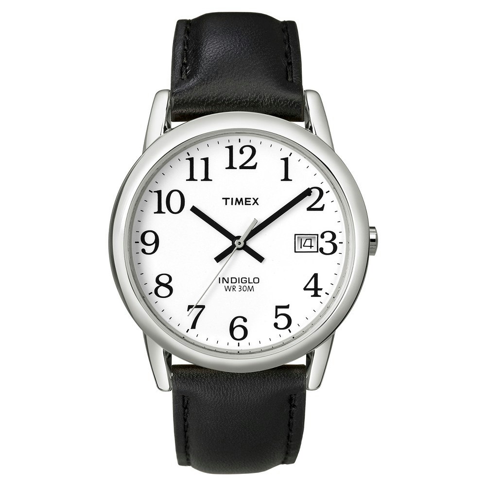 Timex Easy Reader T2H281JT Leather Strap Watch: $44.10
