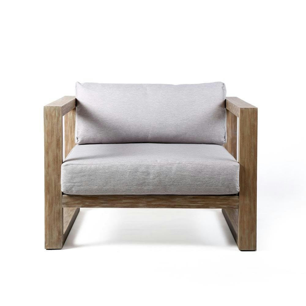 Eucalyptus Wood Lounge Chair with Cushions: $746.85 Eucalyptus Wood Lounge Chair with Cushions: $746.85