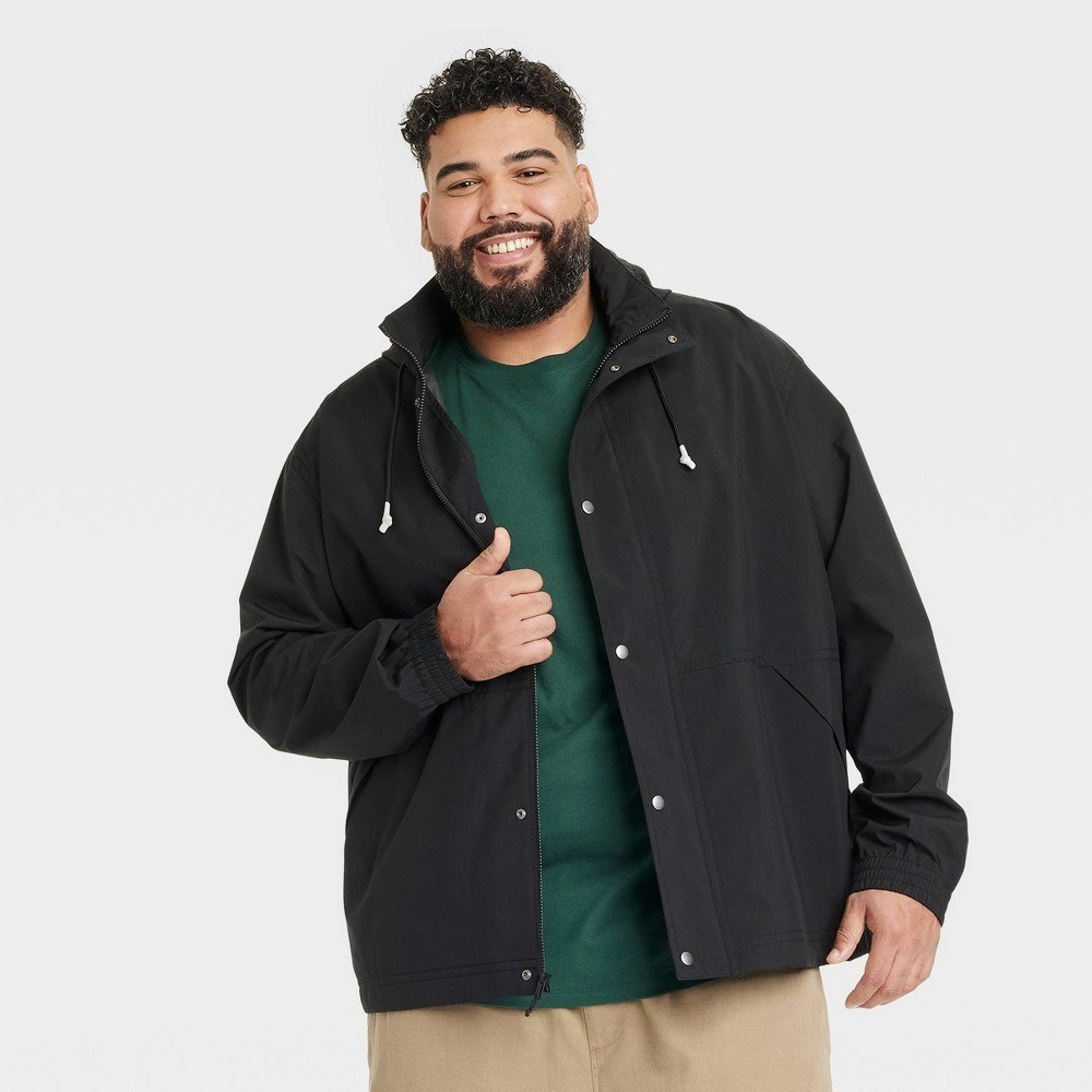 Goodfellow & Co Men's Big & Tall Hooded Rain Coat: $35
