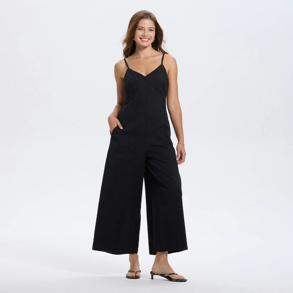 A New Day Women's V-Neck Wide Leg Jumpsuit: $42 A New Day Women's V-Neck Wide Leg Jumpsuit: $42