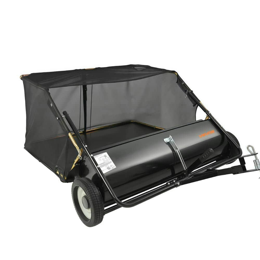 50-Inch Tow-Behind 26-Cubic-Foot Lawn Sweeper: $489.90 50-Inch Tow-Behind 26-Cubic-Foot Lawn Sweeper: $489.90