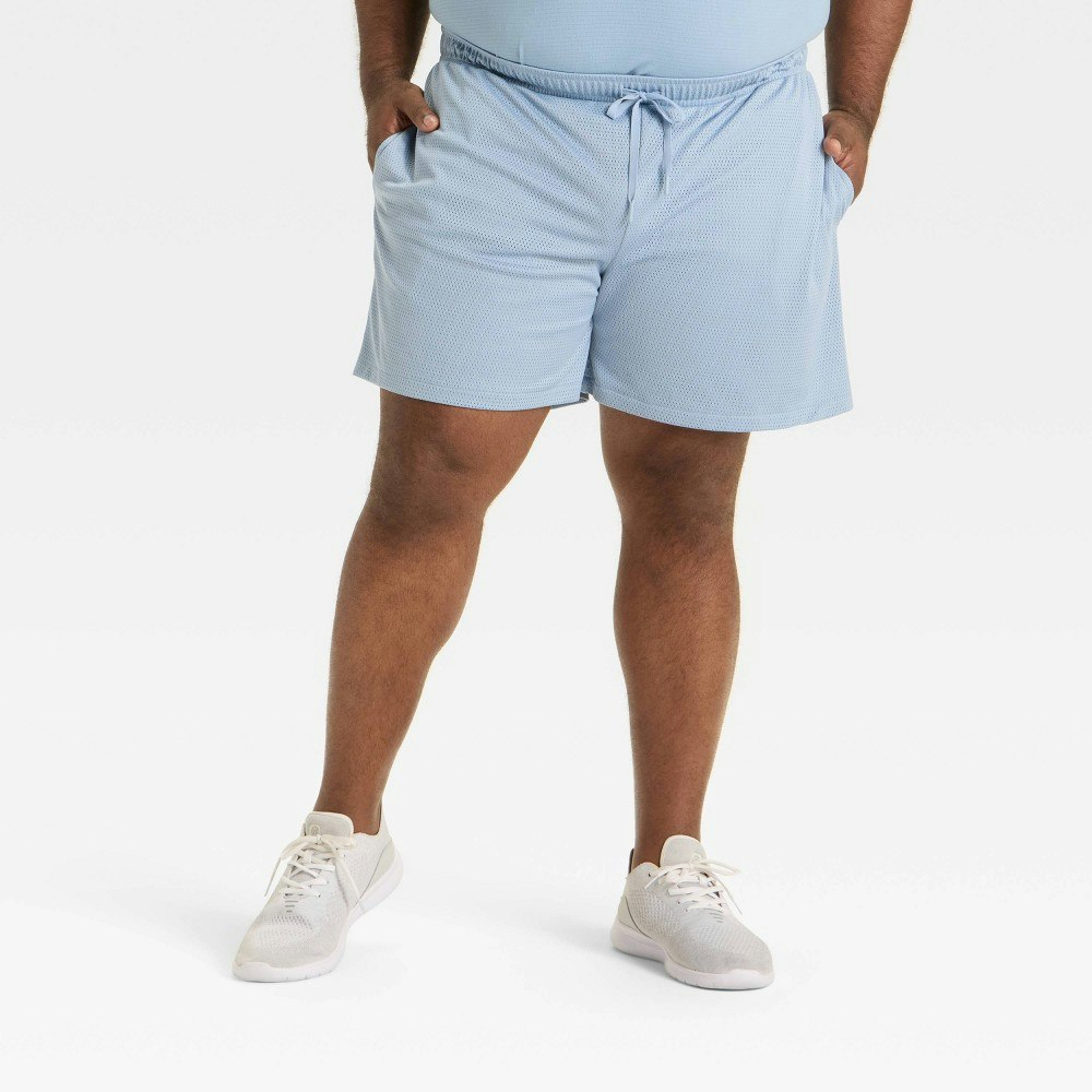 All In Motion Men's 6-Inch Mesh Shorts: $12
