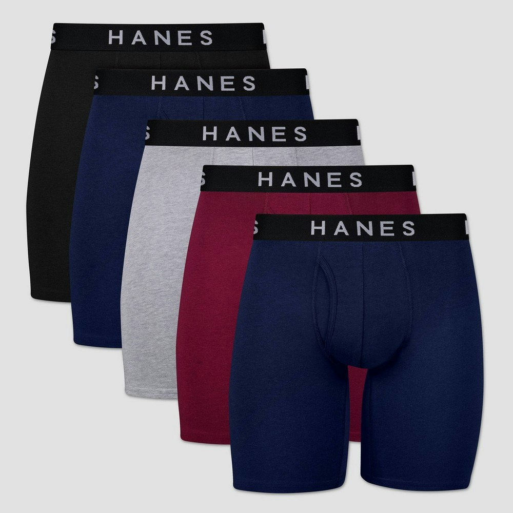 Hanes Premium Men's Stretch Long Leg Boxer Briefs 5-Pack: $27 Hanes Premium Men's Stretch Long Leg Boxer Briefs 5-Pack: $27