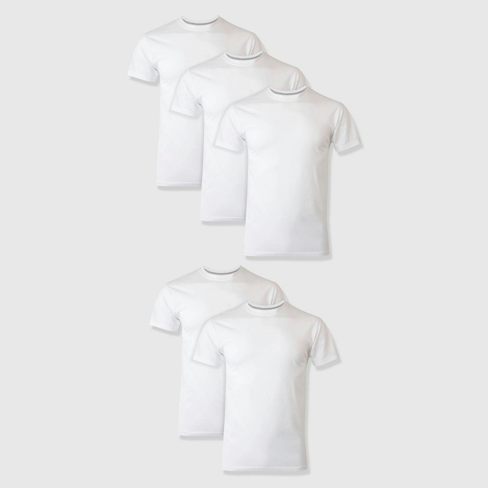 Hanes Men's Slim Fit Crew Neck T-Shirt 5-Pack: $27 Hanes Men's Slim Fit Crew Neck T-Shirt 5-Pack: $27